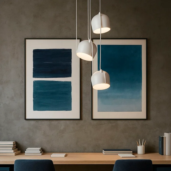 LUMINARIA NORMAN WHITE XS en Blanco - Lámparas colgantes, Uruguay | Berlina Store, vista 3
