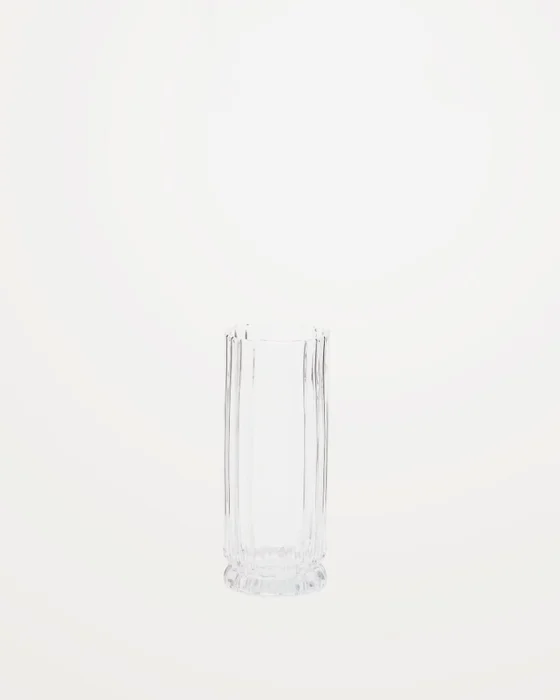 Jarrón Neblan de vidrio transparente 25,5 cm en Transparente - Jarrones, Uruguay | Kavehome