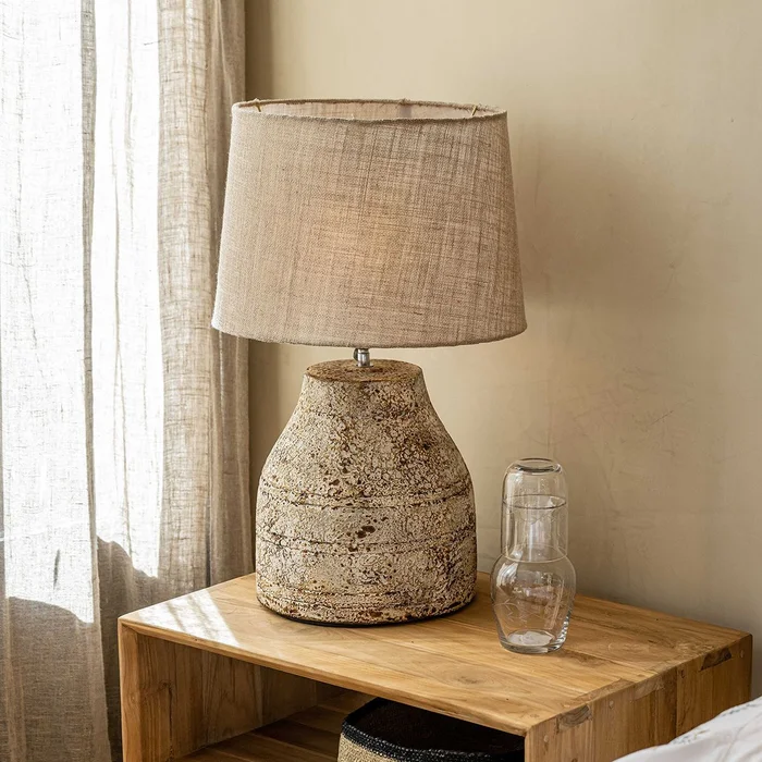 Lampara de mesa Sophia Antique en Beige - Lámparas de mesa, Uruguay | De Arcos, vista 2