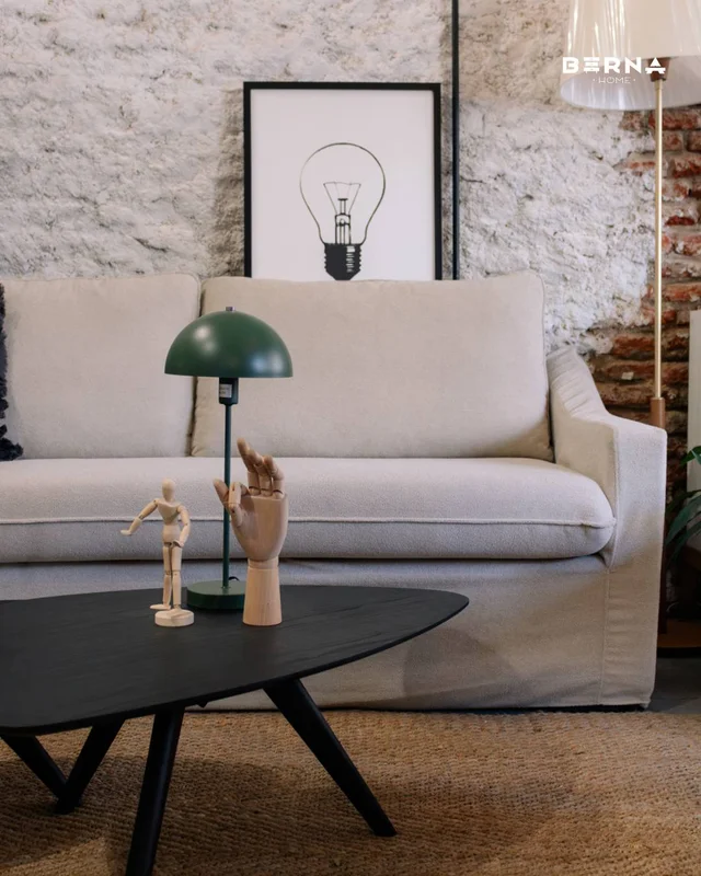 Lámpara de Mesa Verde en Verde - Lámparas de mesa, Uruguay | Berna home, vista 3