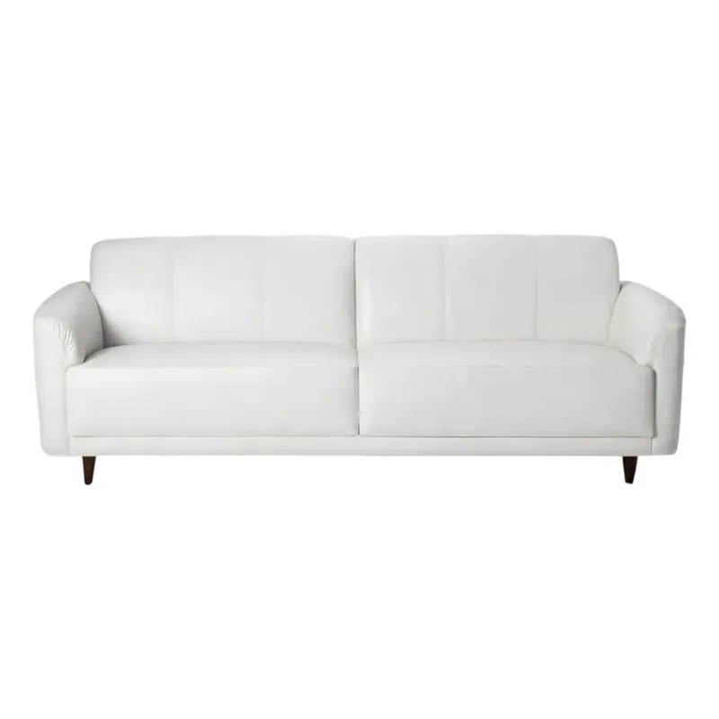 SOFA 3 CUERPOS - 100% CUERO - MODELO MARBELLA - COLOR BLANCO TIZA en Blanco - Sillones y sofás, Uruguay | Champagne Home