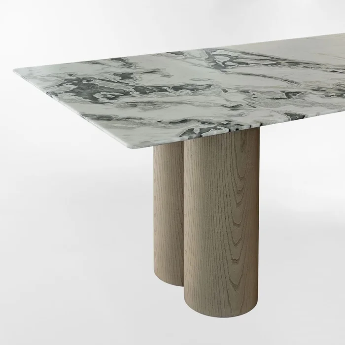 Mesa de comedor PISCO SOUR BLANCO RECTANGULAR en Blanco SKU - Mesas de comedor, Uruguay | Viasono, vista 3