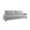 Sillon Sofa 2 Cuerpos En Tela Patas De Madera Living Comedor en Beige - Sillones y sofás, Uruguay | Soy Hogar, vista 1 de 6
