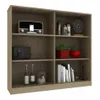 Biblioteca baja 120x108x30 NOGAL - Living, Uruguay | Que Sal Muebleria, vista 1 de 9