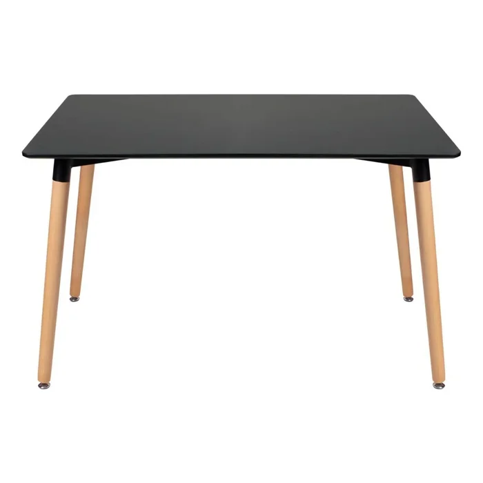 Mesa Eames Rectangular - Negro en Negro - Mesas de comedor, Uruguay | La Cueva Muebles, vista 4
