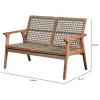 SOFA TRACO 2 LUGARES CUERDA RAMI 119x72x83CM JATOBA - Muebles para el exterior, Uruguay | Vinibel, vista 4 de 6