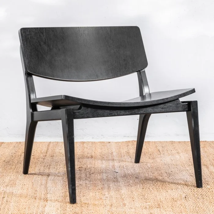 Butaca Piatto Negro en Negro - Butacas, banquetas y puffs, Uruguay | Aihaus