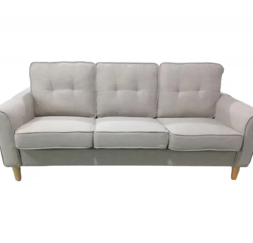 Sofá 3 cuerpos Espuma y lino - Sillones y sofás, Uruguay | Que Sal Muebleria