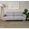 Sofá 2 cps BOOGIE en Tela - Beige Ceniza en Beige Ceniza - Sillones y sofás, Uruguay | Finkel, vista 3 de 4