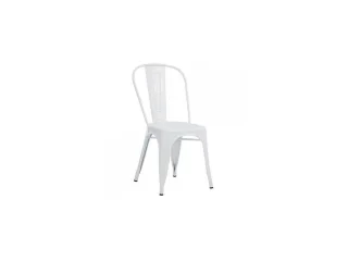 Silla Tolix Gris en Blanco - Mesas de comedor, Uruguay | Quesal, vista 5