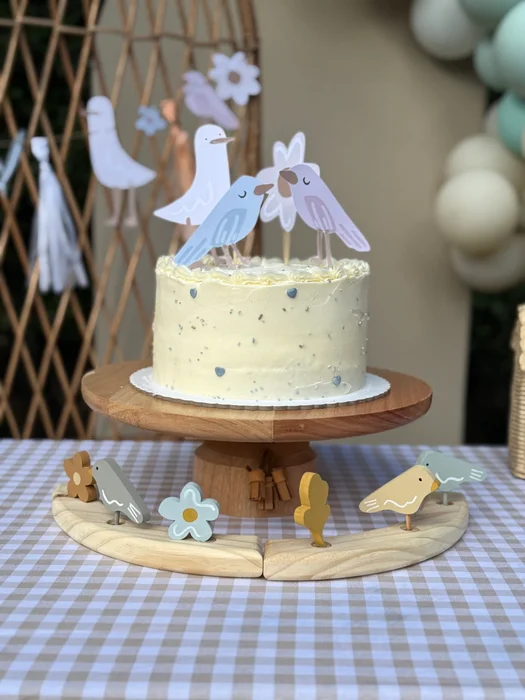 Pie de Torta alta triple fleco– 30cm - Decoración, Uruguay | Dreams On Time, vista 20