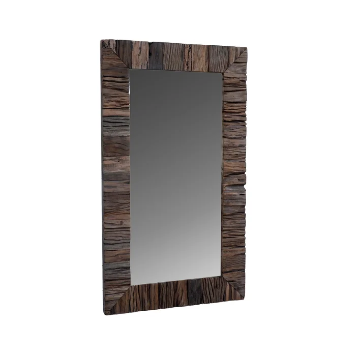 Espejo De Pared Madera Natural-beige M-20817 en Madera natural - Espejos, Uruguay | Divino, vista 2
