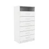 Comodas Cajoneras 6 Cajones Espacio Dormitorio Blanco 061 en Blanco - Cómodas, Uruguay | Soy Hogar, vista 2