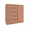 Comodas Cajoneras 5 Cajones 1 Puerta Dormitorio Demo 15d - Cómodas, Uruguay | Soy Hogar, vista 5 de 12