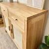 Aparador de álamo y esterilla natural en Madera natural - Decoración, Uruguay | Decoramuss, vista 2 de 3
