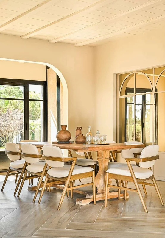 MESA COMEDOR DE OLMO ISABEL - 2.00 X 1.00 MTS en Madera natural - Mesas de comedor, Uruguay | La Iberica, vista 27
