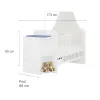 Cuna Dormitorio Infantil 4 Cajones Repisa 411 en Multicolor - Sillones y sofás, Uruguay | Soy Hogar, vista 4 de 6