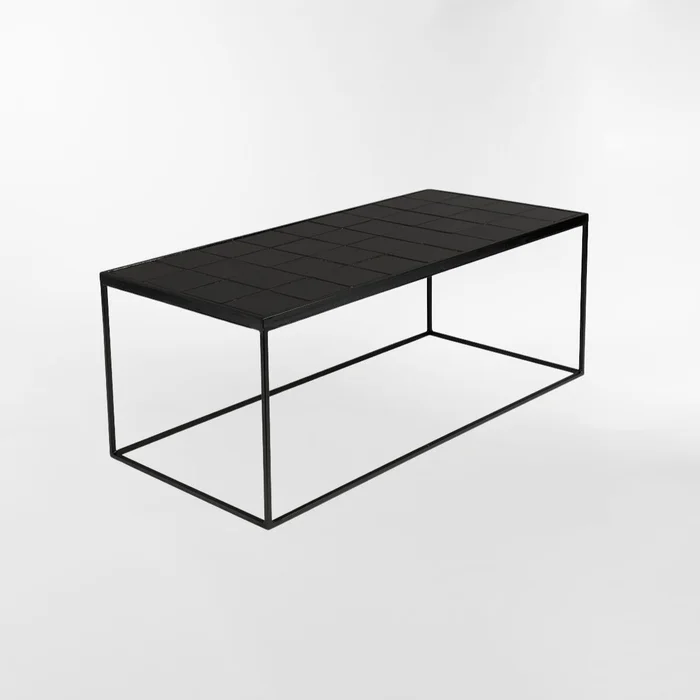 Mesa de centro GLAZED Negro en Negro - Mesas de comedor, Uruguay | Viasono, vista 2