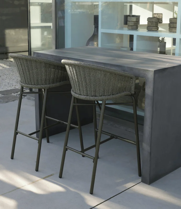 SILLA ALTA IBIZA CON ALMOHADÓN en Verde - Muebles para el exterior, Uruguay | Masinfinito Casa, vista 3