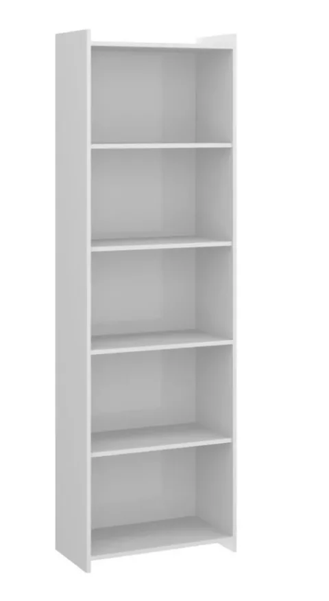 BIBLIOTECA MAREA 5 ESTANTES BLANCO 3114/700 en Blanco - Bibliotecas, Uruguay | Alfa Ventas, vista 2