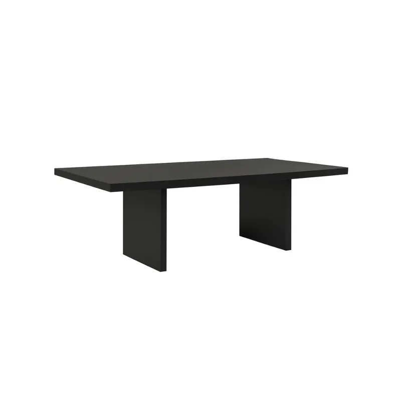 Mesa de Centro Capri 120cm - Negra en Madera natural - Mesas de living, Uruguay | Berna home