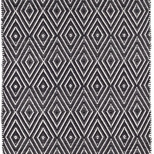 DIAMOND BLACK/IVORY INTERIOR/EXTERIOR en Negro - Textiles, Uruguay | Sentido Jose Ignacio