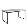 Juego de Comedor Mesa Rectangular Oxford 150cm Con Detalle + 4 con Sillas Blancas Tolix - Sillas, Uruguay | Berna home, vista 3 de 4