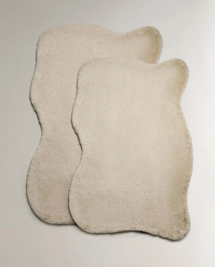 ALFOMBRA PELO IRREGULAR en Beige - Alfombras, Uruguay | Zara Home, vista 2