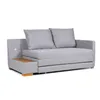 Sofá Cama Niki - Con mesa - Tela Rústica - 9910 (Lino Gris) en Gris - Sillones y sofás, Uruguay | NYR, vista 6 de 8
