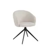 Silla De Comedor Metal-y-tela Natural-beige Lia en Beige - Sillas, Uruguay | Divino, vista 2 de 5