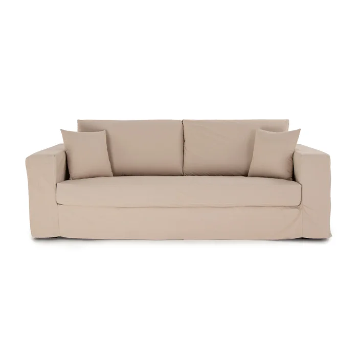 Sofá Blum con Funda - Tela Standard - 3 cuerpos - A fabricar en Beige - Sillones y sofás, Uruguay | NYR, vista 2