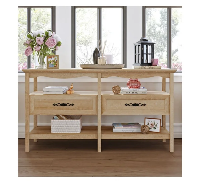 Mueble para TV Madera Tradicional Sauder Linea Adaline en Marrón - Muebles para TV, Uruguay | Rústico Hogar