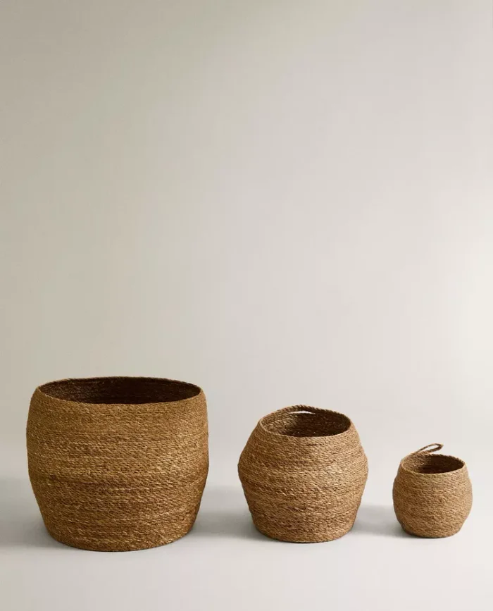 CESTA SEAGRASS en Marrón - Canastos, Uruguay | Zara Home, vista 2