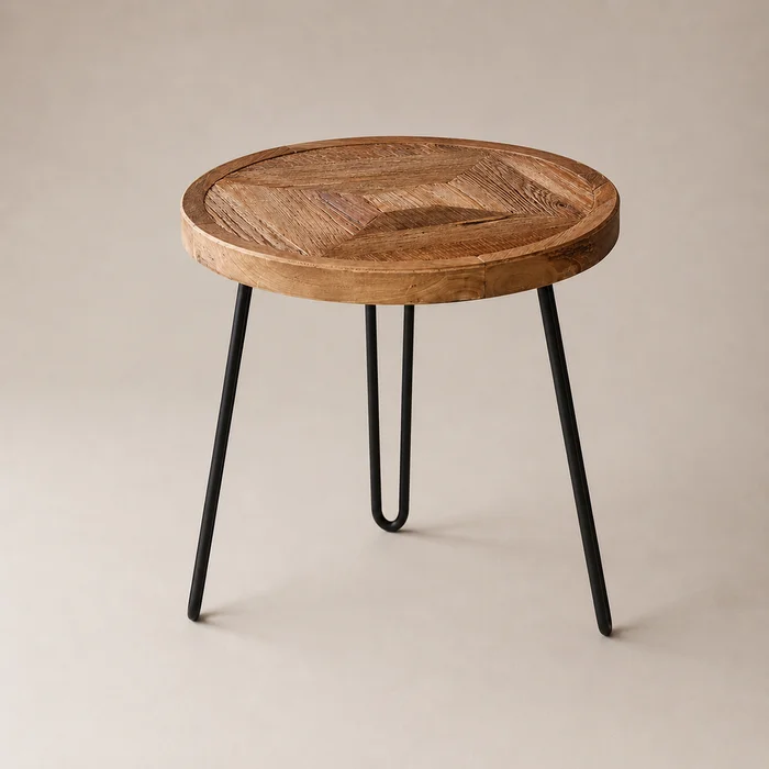 Mesa madera redonda KENYA en Madera natural - Mesas de living, Uruguay | Simple Deco, vista 4