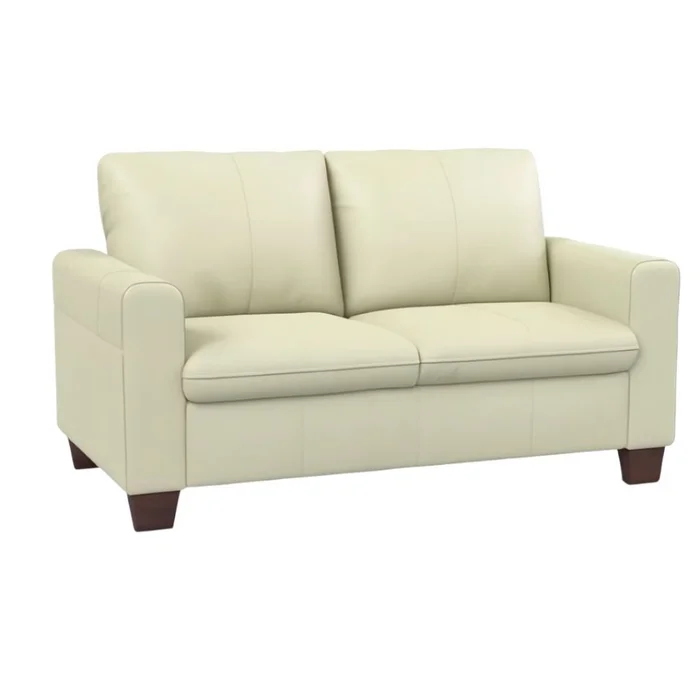 SOFA 100% CUERO - MODELO BLANC - 2 CUERPOS - PERLA MATE en Blanco - Sillones y sofás, Uruguay | Champagne Home