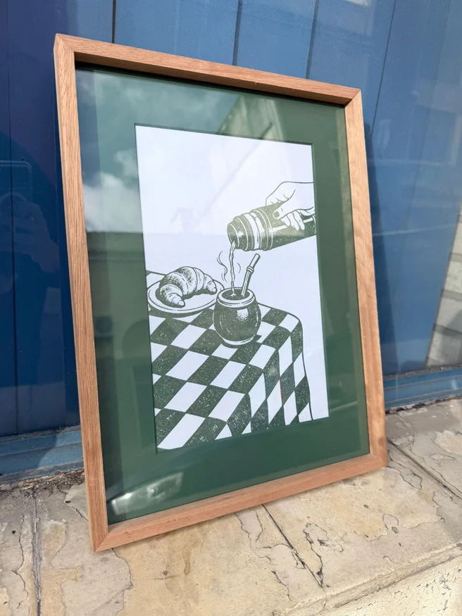 Marco con Paspartú 34x44 cm - Marcos, Uruguay | Mara Estudio, vista 2