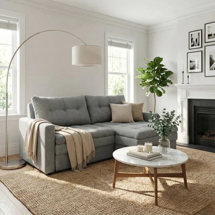 Sillón Cama Twin 3 Cuerpos - Extensible - Gris en Gris - Sillones y sofás, Uruguay | Ecowood, vista 2