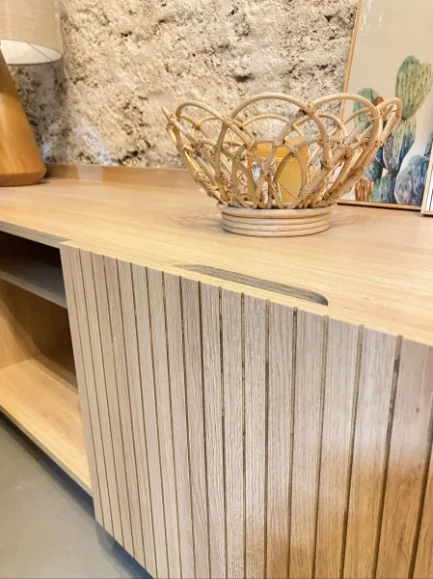 Rack Capri 160 - Crudo - EDICIÓN LIMITADA en Madera natural - Muebles para TV, Uruguay | Berna home, vista 2