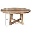 Mesa de comedor redonda en Madera natural - Mesas de comedor, Uruguay | La Cueva Muebles, vista 2 de 6