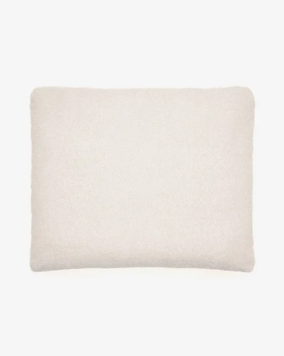 Almohadón Martina de borreguito crudo 60 x 70 cm en Blanco - Textiles, Uruguay | Kavehome