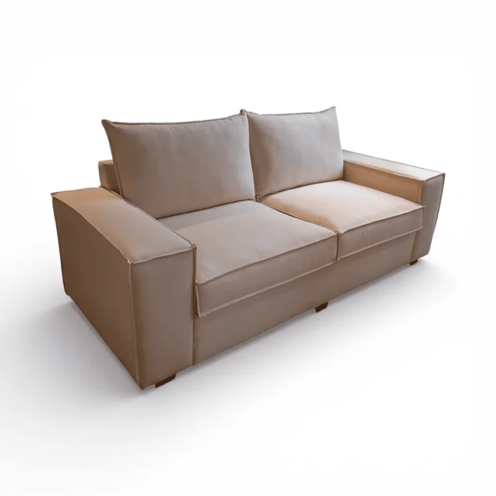 Sofa Victoria 3 Cuerpos en 2 almohadones en Beige - Sillones y sofás, Uruguay | Diseno Montevideo, vista 6