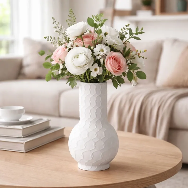 FLORERO MAGNOLIA Blanco Medium en Blanco - Decoración, Uruguay | Viasono