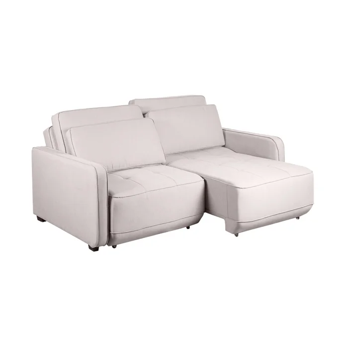 Sofa Cama Tela Gris Tivoli en Gris - Sillones y sofás, Uruguay | Divino, vista 3
