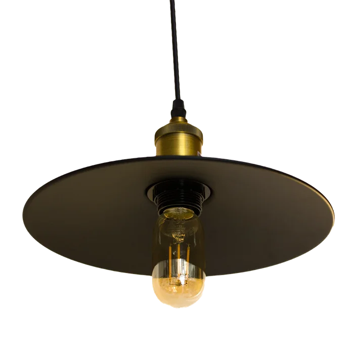 Lámpara Colgante Campana - Estilo vintage en Negro - Lámparas colgantes, Uruguay | Bascu House