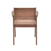 Silla de patio con apoyabrazos Teca - Caraíva en Marrón - Muebles para el exterior, Uruguay | Rústico Hogar, vista 4 de 4