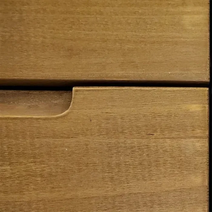 Promo 2 Mesa de luz 1 cajon Linea Veneza - Blanco/Miel en Multicolor - Mesas de luz, Uruguay | La Cueva Muebles, vista 4