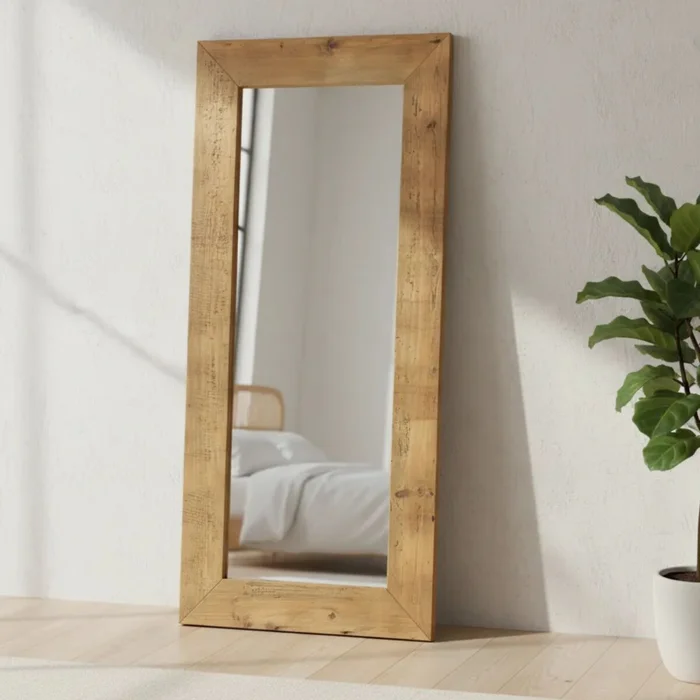 Espejo Linea Rimini en Madera natural - Espejos, Uruguay | La Cueva Muebles, vista 3