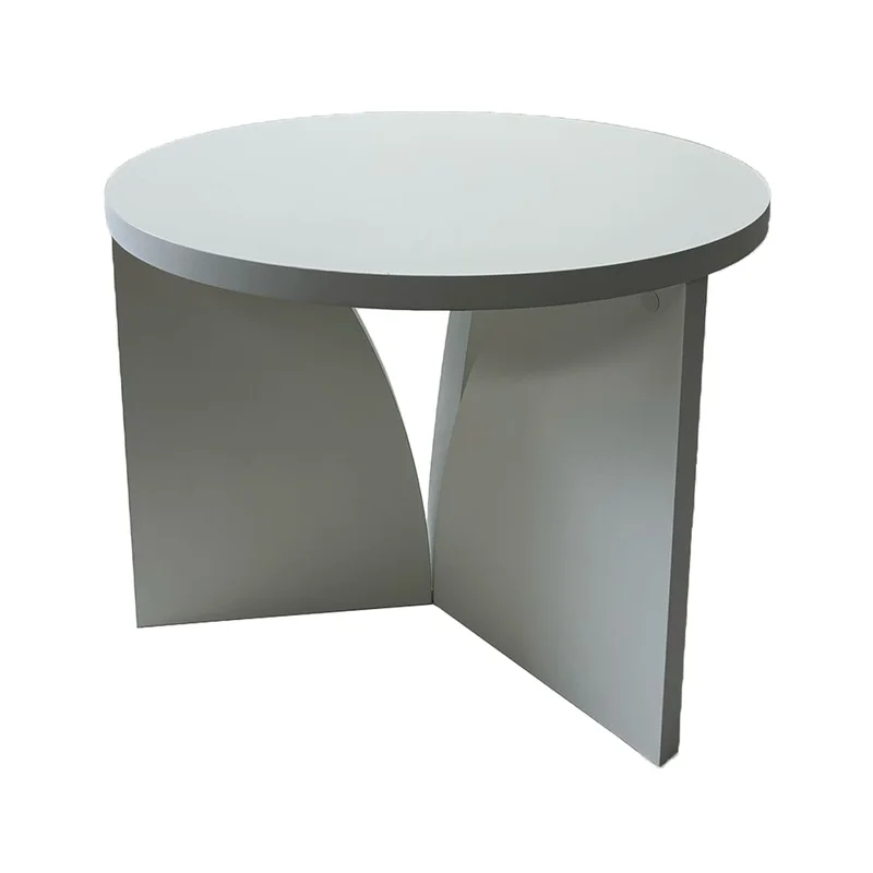 Mesa de Centro Arco 60cm - Blanco en Madera natural - Mesas de living, Uruguay | Berna Home, vista 4