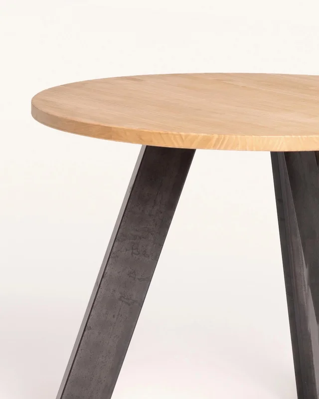 Mesa redonda de comedor Renne en Madera natural - Mesas de comedor, Uruguay | Treehouse Deco, vista 3