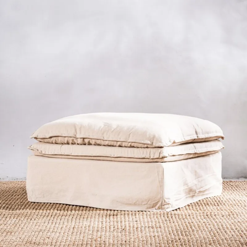 Módulo Stephen Otomano Beige en Beige - Sillones y sofás, Uruguay | Aihaus